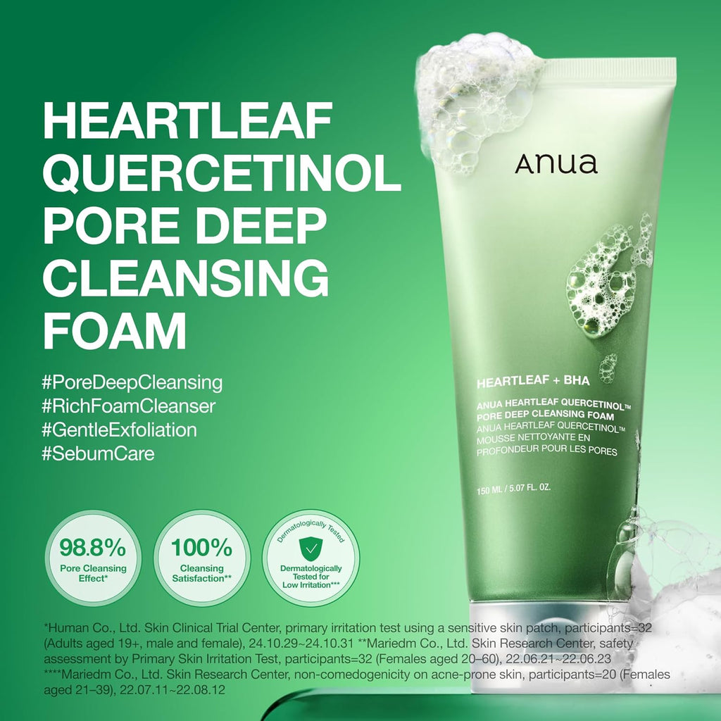 Heartleaf Quercetinol Pore Deep Cleansing Foam, 5.07 Fl.Oz